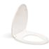 CENTOCO Elongated Closed Front Toilet Seat with Safety Close in White