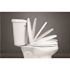 CENTOCO Elongated Closed Front Toilet Seat with Safety Close + Lift and Clean in White