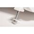 CENTOCO Elongated Open Front No Cover Commercial Toilet Seat in White