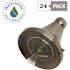Earth Luxe 3-Spray with 1.75 GPM 3.35 in. Wall Mount Adjustable Fixed Shower Head in Brushed Nickel, 24-Pack
