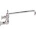 Zurn AquaSpec Wall-Mount Sink Faucet with 12 in. Tubular Swing Spout, Lever Handles, 2.2 GPM Pressure-Compensating Aerator