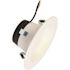 Westinghouse 4 in. Selectable Integrated LED Retrofit White Recessed Light Step Baffle Trim
