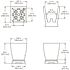 Mayne Acadia 16 in. Square Self-Watering White Polyethylene Planter
