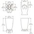 Mayne Acadia 28 in. Tall Self-Watering Black Polyethylene Planter