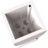 Mayne Acadia 28 in. Tall Self-Watering White Polyethylene Planter