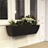 Mayne Acadia 36 in. x 11 in. Self-Watering Black Polyethylene Window Box
