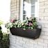Mayne Acadia 36 in. x 11 in. Self-Watering Black Polyethylene Window Box
