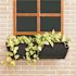 Mayne Acadia 36 in. x 11 in. Self-Watering Black Polyethylene Window Box