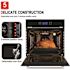 GASLAND 24 in. Built-In Single Electric Wall Oven in Stainless Steel with Full Touch Control ETL