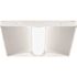 Contractor Select BLC 2 ft. x 2 ft. 34 -Watt Equivalent Integrated LED White 3300 Lumens Curved Center Basket Troffer