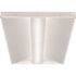 Contractor Select BLC 2 ft. x 4 ft. 43-Watt Integrated LED White 5000 Lumens Curved Center Basket Troffe, 3500K