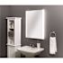 Tosca 24 in. x 30 in. Single Frameless Fixed Color Temp LED Wall Mirror with Anti-Fog Glass