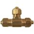 Everbilt 3/8 in. LF Brass Comp Tee (10-Pack)