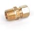 Everbilt 3/8 in. x 3/8 in. MIP LF Bras Comp Adapter (10-Pack)