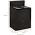 Whirlpool 30 in. 4.8 cu. ft. 4 Burner Element Electric Range with Keep Warm Setting in Black with Storage Drawer