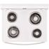 Whirlpool 30 in. 4.8 cu. ft. 4 Burner Element Electric Range with Self-Cleaning in White with Storage Drawer