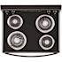 Whirlpool 30 in. 4.8 cu. ft. 4 Burner Element Electric Range with Self-Cleaning in Black with Storage Drawer