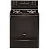 Whirlpool 30 in. 4.8 cu. ft. 4 Burner Element Electric Range with Self-Cleaning in Black with Storage Drawer