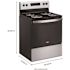 Whirlpool 30 in. 4.8 cu. ft. 4 Burner Element Electric Range with Self-Cleaning in Stainless Steel with Storage Drawer