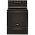 Whirlpool 30 in. 5.3 cu. ft. 4 Burner Element Electric Range in Black with Storage Drawer
