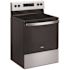 Whirlpool 30 in. 5.3 cu. ft. 4 Burner Element Electric Range in Stainless Steel with Storage Drawer