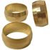 Everbilt 1/4 in. Brass Compression Sleeve (10-Pack)