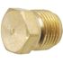 Everbilt 1/2 in. Brass HEX Head Plug (10-Pack)