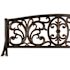BALKENE HOME Decatur Antique Bronze 40 in. Cast Aluminum Outdoor Bench