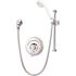 Symmons Safetymix Single-Handle 1-Spray Shower Faucet with Service Stops in Polished Chrome (Valve Included)
