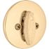 Kwikset 660 Polished Brass Single Cylinder Deadbolt with Pin & Tumbler featuring Microban Technology