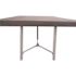 National Public Seating NPS 30 in. x 72 in. Charcoal Slate Heavy Duty Blow Molded Plastic Folding Table
