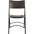 National Public Seating 600 Heavy-Duty Black Plastic Metal Frame Folding Chair (4-Pack)