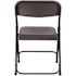 National Public Seating 800 Charcoal Slate Plastic Premium Lightweight Metal Frame Folding Chair (4-Pack)