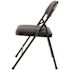 900 Star Trail Black Fabric Padded Metal Frame Folding Chair (4-Pack)