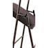 900 Star Trail Black Fabric Padded Metal Frame Folding Chair (4-Pack)