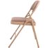 900 Star Trail Brown Fabric Padded Metal Frame Folding Chair (4-Pack)