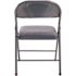 900 Star Trail Blue Fabric Padded Metal Frame Folding Chair (4-Pack)