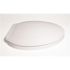 CENTOCO Elongated Closed Front with Cover Commercial Toilet Seat in White
