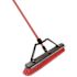 Libman 24 in. High Power Heavy-Duty Multi-Surface Squeegee Push Broom with Brace and Steel Handle