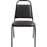 National Public Seating Midnight Blue Seat Black Sandtex Frame Vinyl Upholstered Stack Chair (Pack of 4)