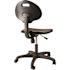 National Public Seating 16 in. - 21 in. H Polyurethane Black Task Chair