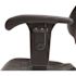 National Public Seating 16 in. - 21 in. H Polyurethane Black Task Chair with Arms