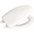 CENTOCO Elongated Closed Front Toilet Seat in White