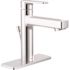 CLEVELAND FAUCET GROUP Slate Single Hole Single-Handle Bathroom Faucet with Metal Drain Assembly in Chrome