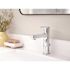 CLEVELAND FAUCET GROUP Slate Single Hole Single-Handle Bathroom Faucet with Metal Drain Assembly in Chrome