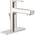 CLEVELAND FAUCET GROUP Slate Single Hole Single-Handle Bathroom Faucet with Metal Drain Assembly in Chrome