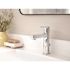 CLEVELAND FAUCET GROUP Slate Single Hole Single-Handle Bathroom Faucet with Metal Drain Assembly in Chrome