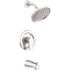 CLEVELAND FAUCET GROUP Slate 1-Handle 1.75 GPM Tub and Shower Trim Kit in Chrome (Valve Not Included)