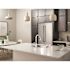 CLEVELAND FAUCET GROUP Slate Single-Handle Pull-Down Sprayer Kitchen Faucet with Deck Plate in Chrome