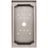 AIPHONE Mounting Box, for Use with Card Reader Door Stations, Surface Mount, Stainless Steel Finish
